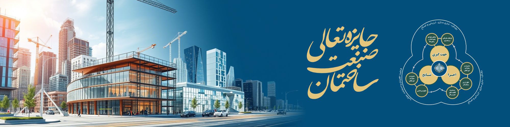 بنر جایزه تعالی صنعت ساختمان